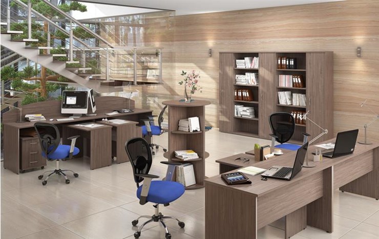 Офисный комплект мебели IMAGO четыре рабочих места, стол для переговоров в Ульяновске - изображение 6